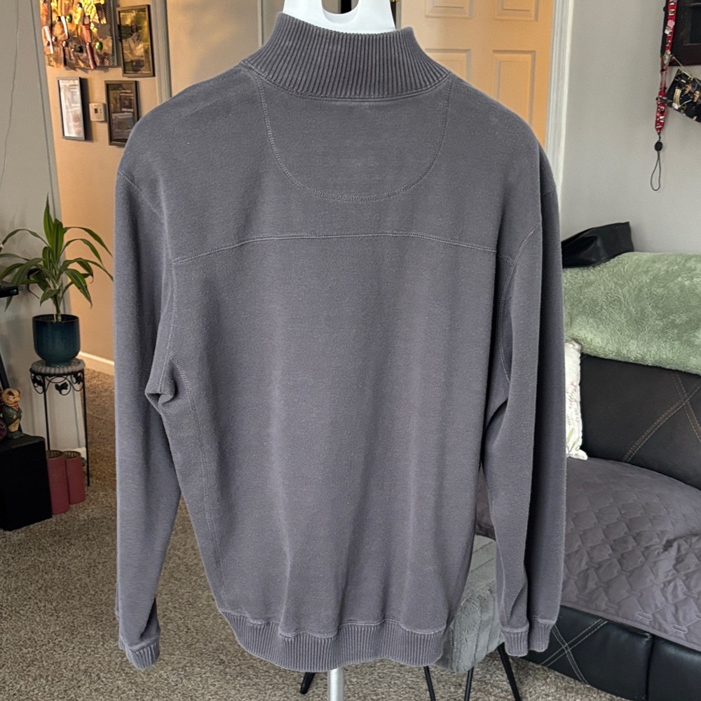 Field Gear Men's Gray Half-Zip Sweater SZ XL - Picture 5 of 5